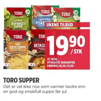 Meny TORO SUPPER tilbud