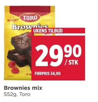 Meny Brownies mix tilbud