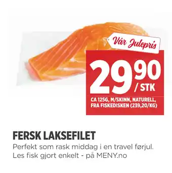 Meny Fersk laksefilet tilbud