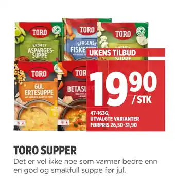 Meny Toro supper tilbud
