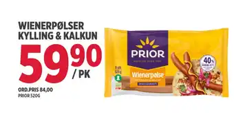 Jacobs Wienerpølser kylling & kalkun tilbud
