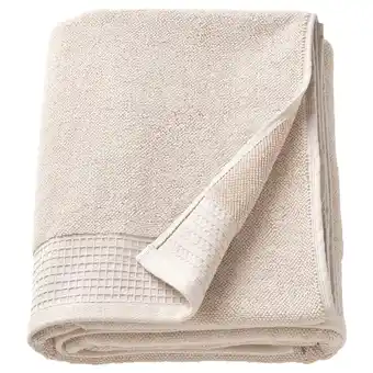 IKEA Vinarn badelaken, lys grå/beige, 100x150 cm tilbud