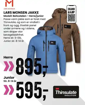 Sport Outlet LARS MONSEN JAKKE tilbud