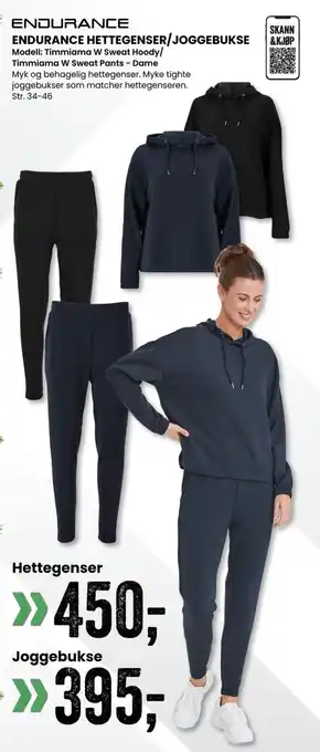 Sport Outlet ENDURANCE HETTEGENSER/JOGGEBUKSE Modell: Timmiama W Sweat Hoody/ Timmiama W Sweat Pants - Dame tilbud