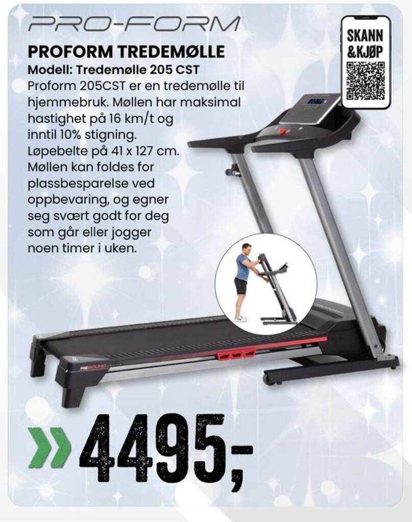 Proform 205 discount cst treadmill manual