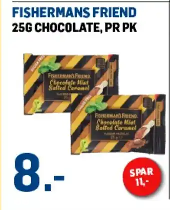 FISHERMANS FRIEND 25G CHOCOLATE, PR PK