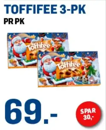 Price Lagerbutikk TOFFIFEE 3-PK tilbud