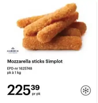Storcash Mozzarella sticks Simplot tilbud