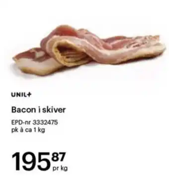 Storcash Bacon i skiver tilbud