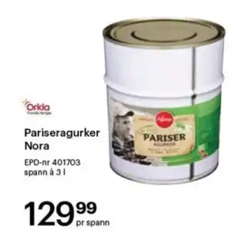 Storcash Pariseragurker Nora tilbud
