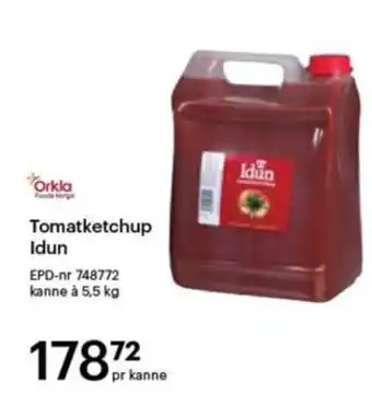 Storcash Tomatketchup Idun tilbud