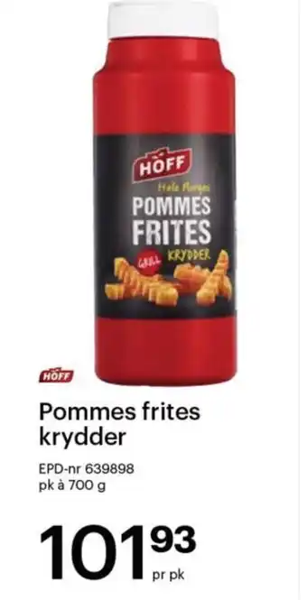 Storcash Pommes frites krydder tilbud