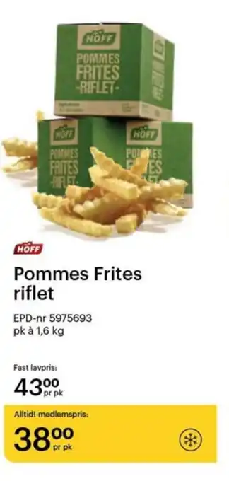 Storcash Pommes Frites riflet tilbud