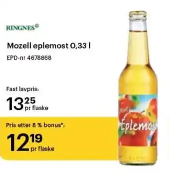 Storcash Mozell eplemost 0,33 l tilbud