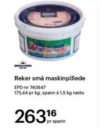 Storcash Reker små maskinpillede tilbud