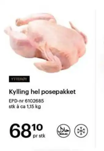 Storcash Kylling hel posepakket tilbud