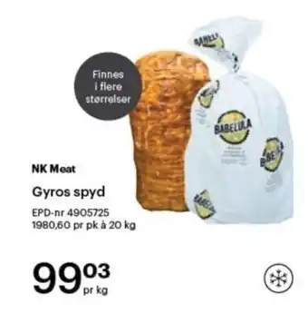 Storcash Gyros spyd tilbud