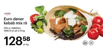 Storcash Euro døner kebab mix rå tilbud