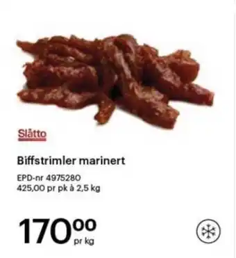 Storcash Biffstrimler marinert tilbud