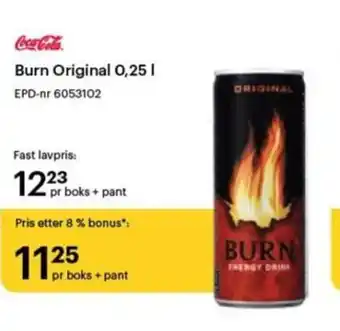 Storcash Burn Original 0,25 I tilbud