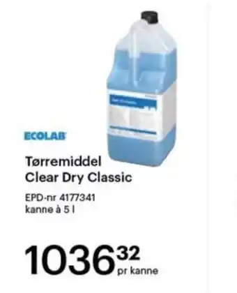 Storcash Tørremiddel Clear Dry Classic tilbud