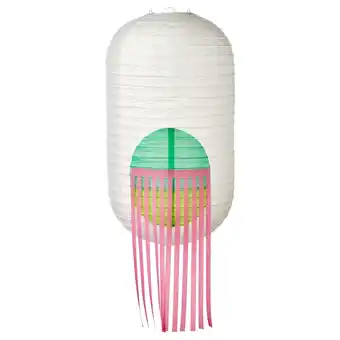 IKEA Ömsesidig taklampeskjerm, hvit/grønn, 25 cm tilbud