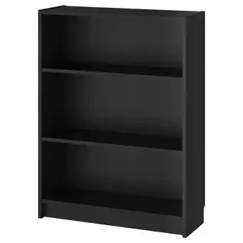 IKEA Billy bokhylle, brunsvart, 80x28x106 cm tilbud