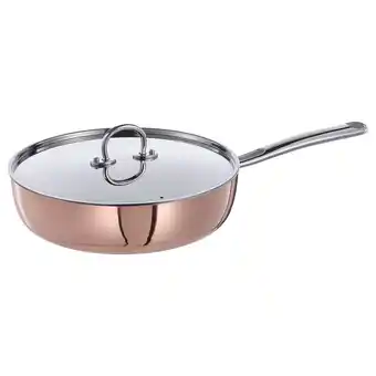 IKEA Finmat sautépanne med lokk, kobber/rustfritt stål, 25 cm tilbud