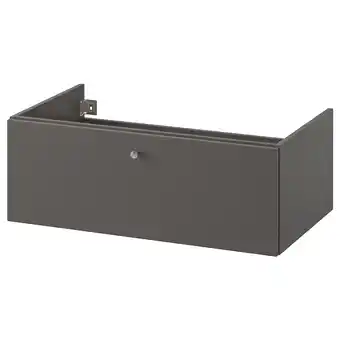 IKEA Godmorgon servantskap med 1 skuff, gillburen mørk grå, 80x47x29 cm tilbud