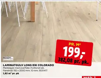 jem & fix Laminatgulv long eik colorado tilbud