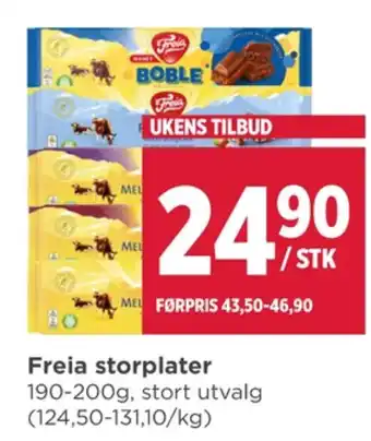 Meny Firkløver sjokoladeplate tilbud