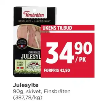 Meny Finsbråten sylte tilbud
