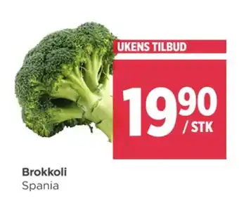 Meny Ukjent brokkoli tilbud