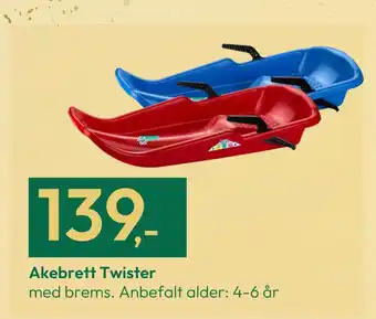 Gigaboks Akebrett twister tilbud