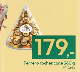 Gigaboks Ferrero rocher cone 360 g tilbud