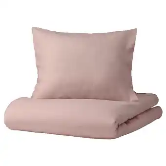 IKEA Dytåg dynetrekk og 2 putevar, lys rosa, 240x220/50x60 cm tilbud