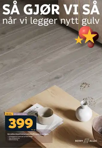 Megaflis Berryalloc grand avenue leninsky prospekt laminatgulv tilbud