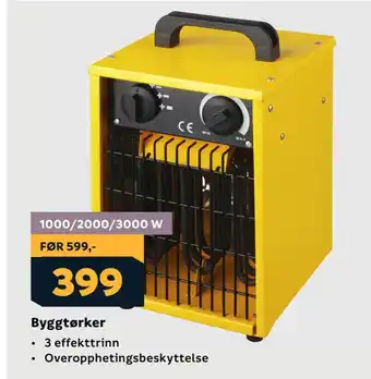 Megaflis Byggtørker tilbud