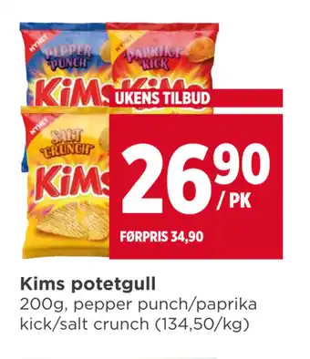 Meny Kims potetgull tilbud