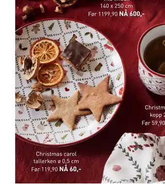 Kid Interiør Christmas carol tallerken tilbud