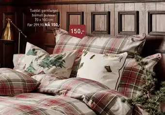 Kid Interiør Tuddal garnfarget bomull putevar tilbud