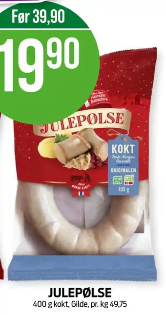 Kiwi JULEPØLSE tilbud