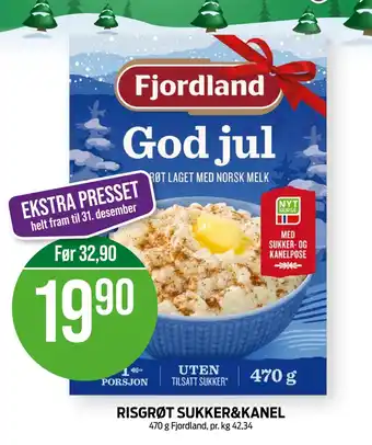 Kiwi RISGRØT SUKKER&KANEL tilbud