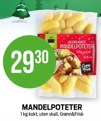 Kiwi MANDELPOTETER 1 kg kokt, uten skall, Grønn&Frisk tilbud