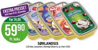 Kiwi SØRLANDSIS tilbud