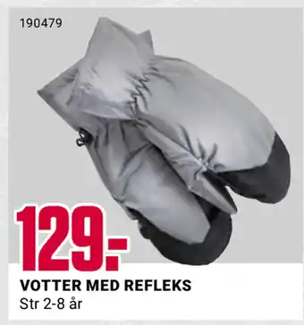Europris Votter med refleks tilbud