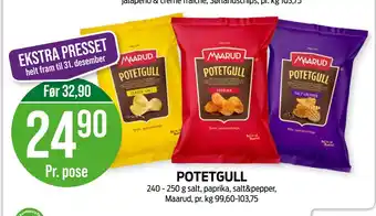 Kiwi Potetgull tilbud