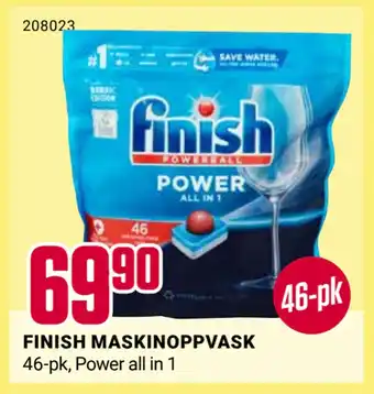 Europris Finish maskinoppvask tilbud