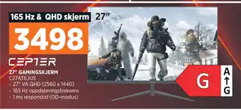 POWER 27 gamingskjerm tilbud
