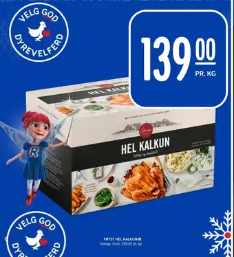 Rema 1000 Fryst hel kalkun tilbud